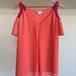 Coral Summer Blouse